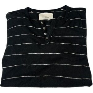 7‎ Diamonds Henley Shirt Sweater Striped Primitive Painters Mens Large